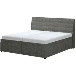 Boxspringbett   ¦ grau ¦ Maße (cm): B: 182 H: 116
