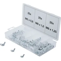 BGS Flügelmuttern-Sortiment | 75-tlg.