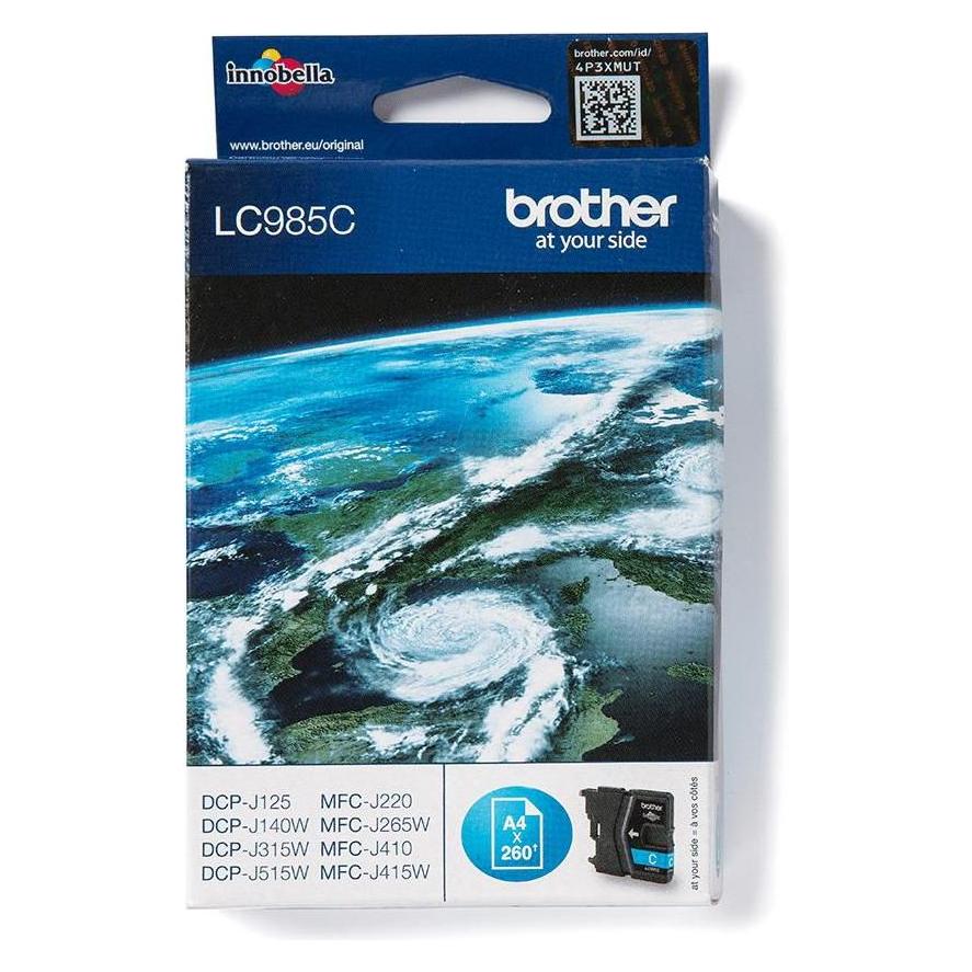 Brother Ink Cyan, 8mlStandard capacity (C) (LC-985C)