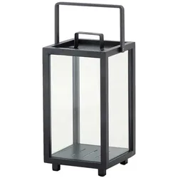 Laterne Lighthouse Cane-line Aluminium lava grey grau, Designer Cane-line Design-Team, 23x42x23 cm