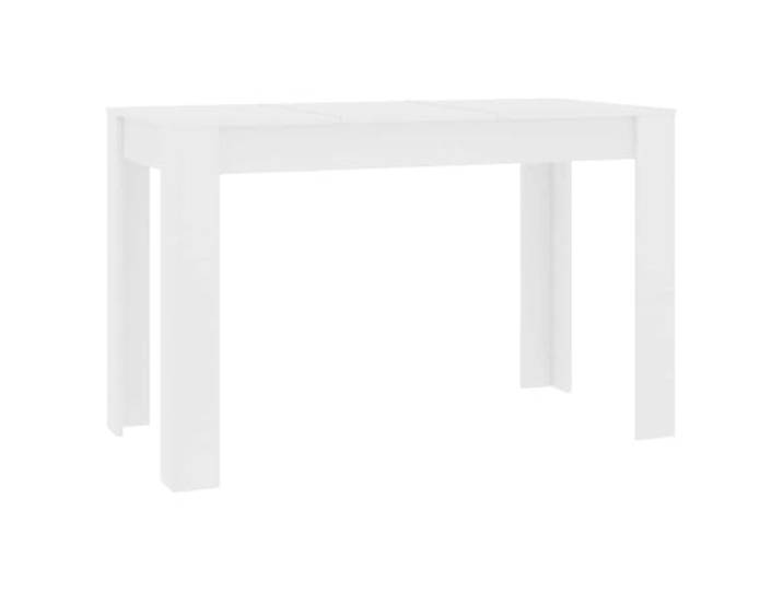 HBBMGYD Esstisch, weiß, 120 x 60 x 76 cm, Holz Einfache und saubere Linien, langlebiges Holz, stabil, einfach zu montieren, Reinigung mit feuchtem Tuch, Zimmer