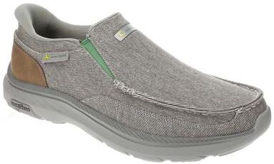 John Deere Built by Skechers Pollard-Horace - Mens 7 Grey Slip On W2