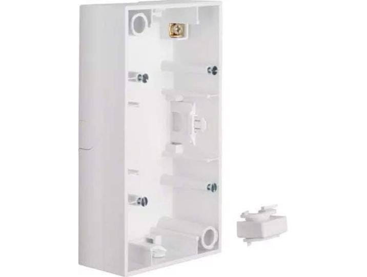 Hager S1 BERK AP-behuizing 10428989 2-voudig polarwit glanzend, wit