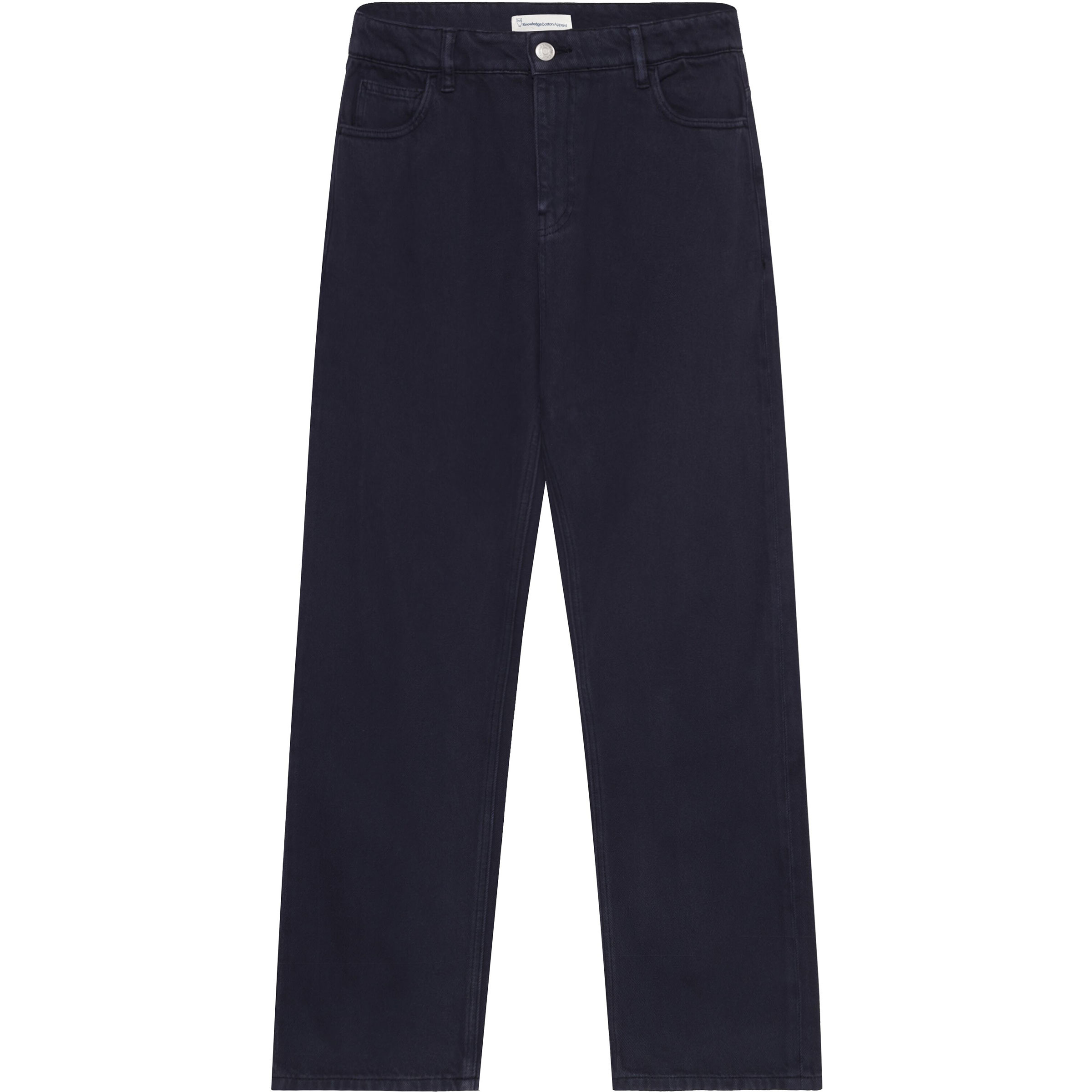 KnowledgeCotton Apparel Flint 5-Pocket Raw Twill Hose Herren Jeans & Freizeithose blau Größe INCH 31/32 Lifestyle Atmungsaktiv