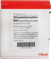 ZITRONENSÄUREZYKLUS Heel Ampullen 10 St