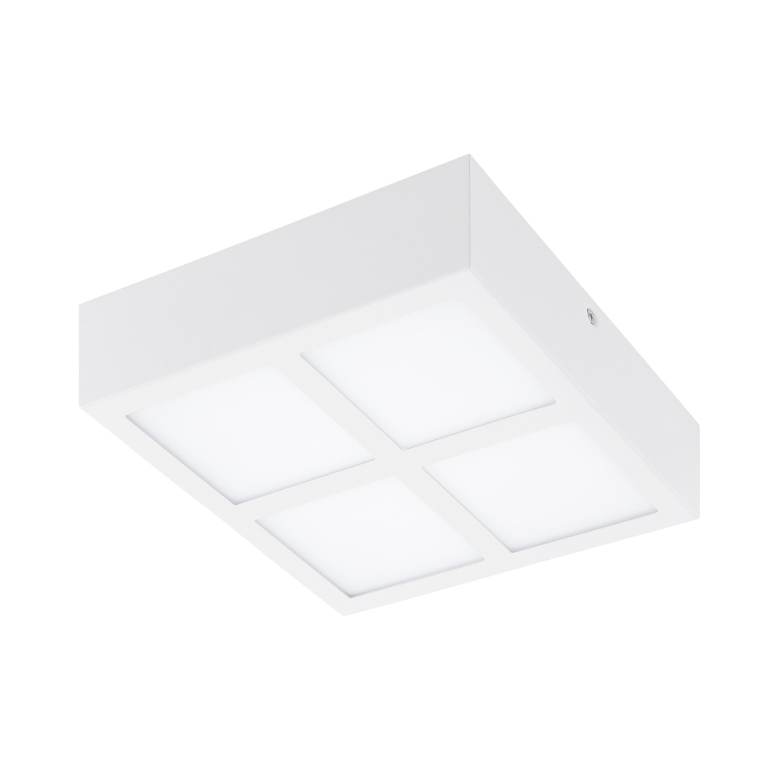 Eglo Colegio Moderne Inbouw Plafondlamp Vierkant Wit LED