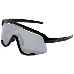 Hawkers, Unisex, Sportbrille, Power (Schwarz, Silber), Schwarz