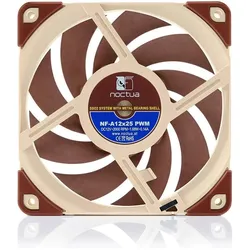 Noctua NF-A12x25 PWM (120 mm, 1x), PC Lüfter, Beige, Braun