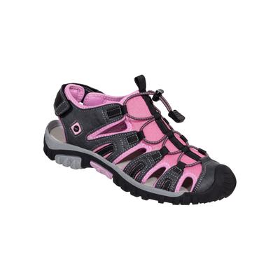 Sandale HI-TEC "Cove Sport", Jungen, Gr. 38, grau (dunkelgrau, pink), Obermaterial: 100% Synthetik synthetic., Schuhe Sandale