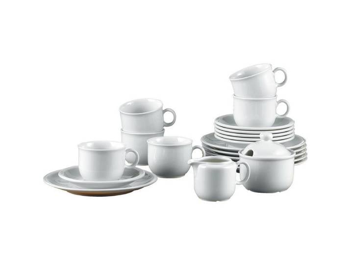 Geschirr-Set Seltmann Weiden Kaffeeservice Compact Uni 482-122 20tlg weiß