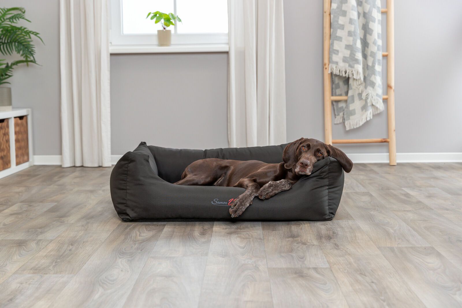 TRIXIE Bett Samoa Vital, eckig, 100 x 80 cm, schwarz