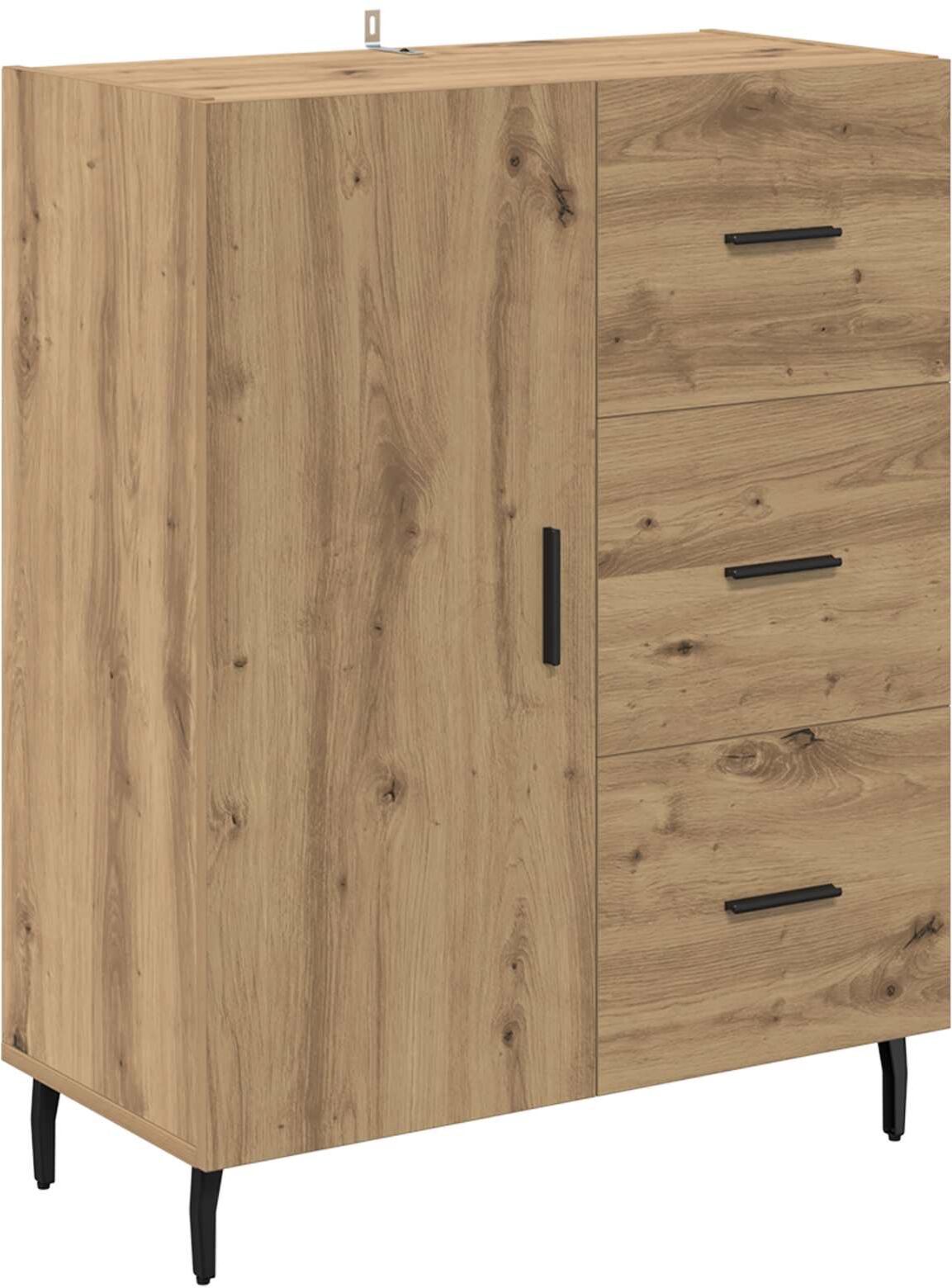 vidaXL Buffet Chêne artisanal 69,5 x 34 x 90 cm