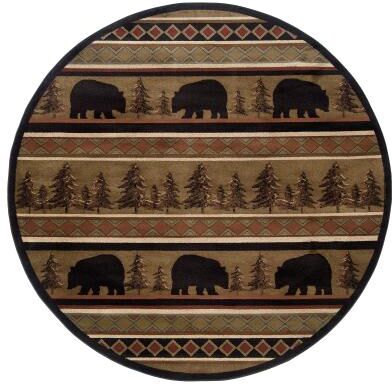 Style Haven Hearthstone Lodge Black/ Beige Area Rug