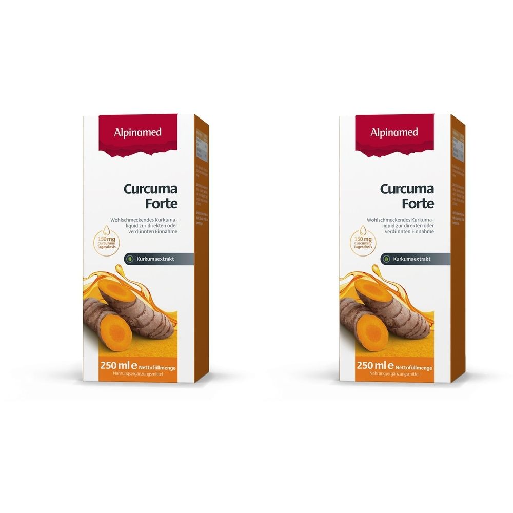 Alpinamed Curcuma FTE Liqu x2 2x250 ml Liquidum