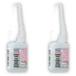 2x Sekundenkleber LIQUI MOLY 3805 Kleber Klebstoff Cyanacrylat Super Glue 10g