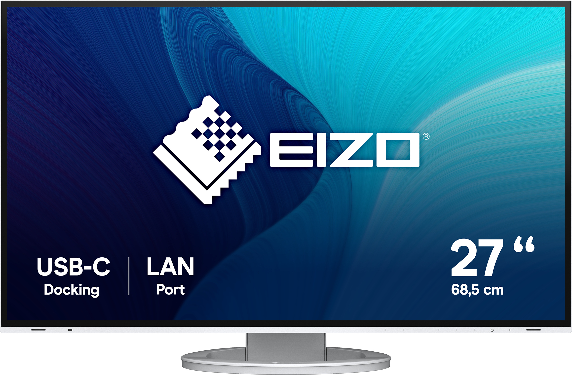 EIZO FlexScan EV2795-WT, 68,6 cm (27"), 2560 x 1440 Pixel, Quad HD, LCD, 5 ms, Weiß
