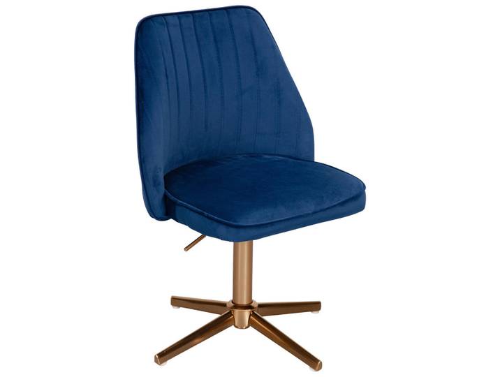 Mid.you Stuhl, Blau, Sternfuss, 60x100x60 cm, Esszimmer, Stuhl, Esszimmerstühle
