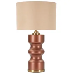 Mauro Ferretti ROSENTHAL GLAM Tischleuchte 40,5x40,5x69,5 cm – Wellenglas und goldener Metallfuß, E27 (40W) – Elegantes Design