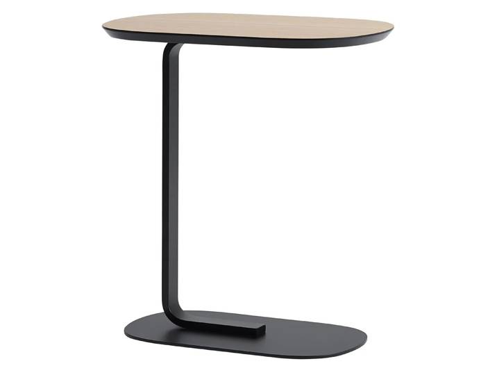 Muuto Table d appoint Relate 60,5 cm chêne, noir'
