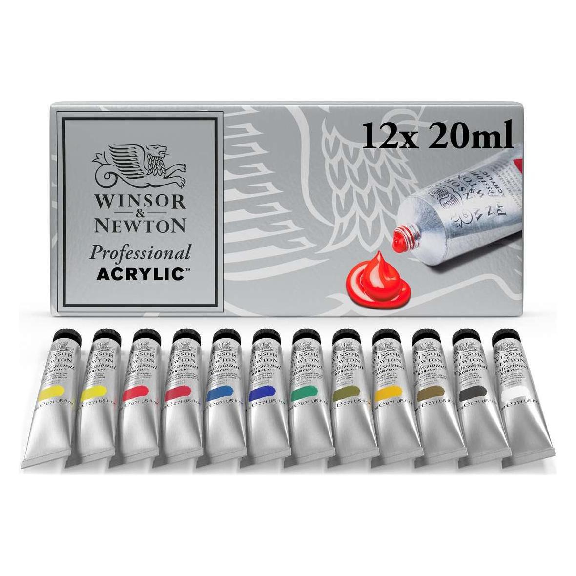 Winsor & Newton Proff. acrylic colour starter set 12x20ml (20 ml) (2390402)