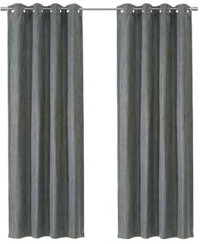 ThermaLogic Bryson Room Darkening Grommet Curtain Panel in Grey