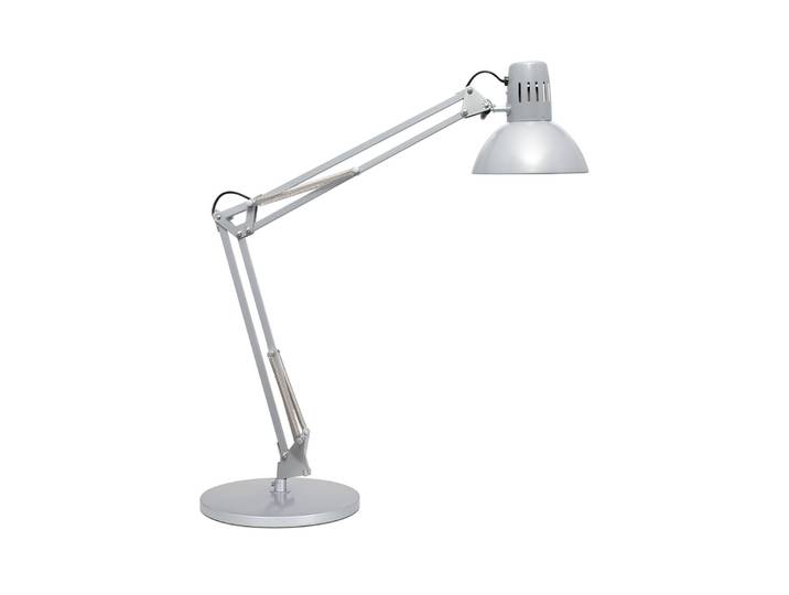 Maul Tischleuchtelampe MAULstudy, alu / grau / zink, für Arbeitszimmer / Büro, Metall