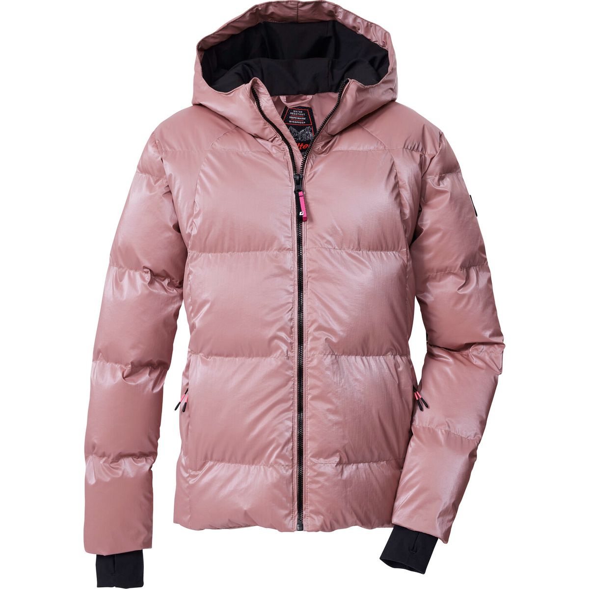 killtec KSW 210 Girls Quilted Jacket puderrosa (00427) 152 43594-000-00427-152
