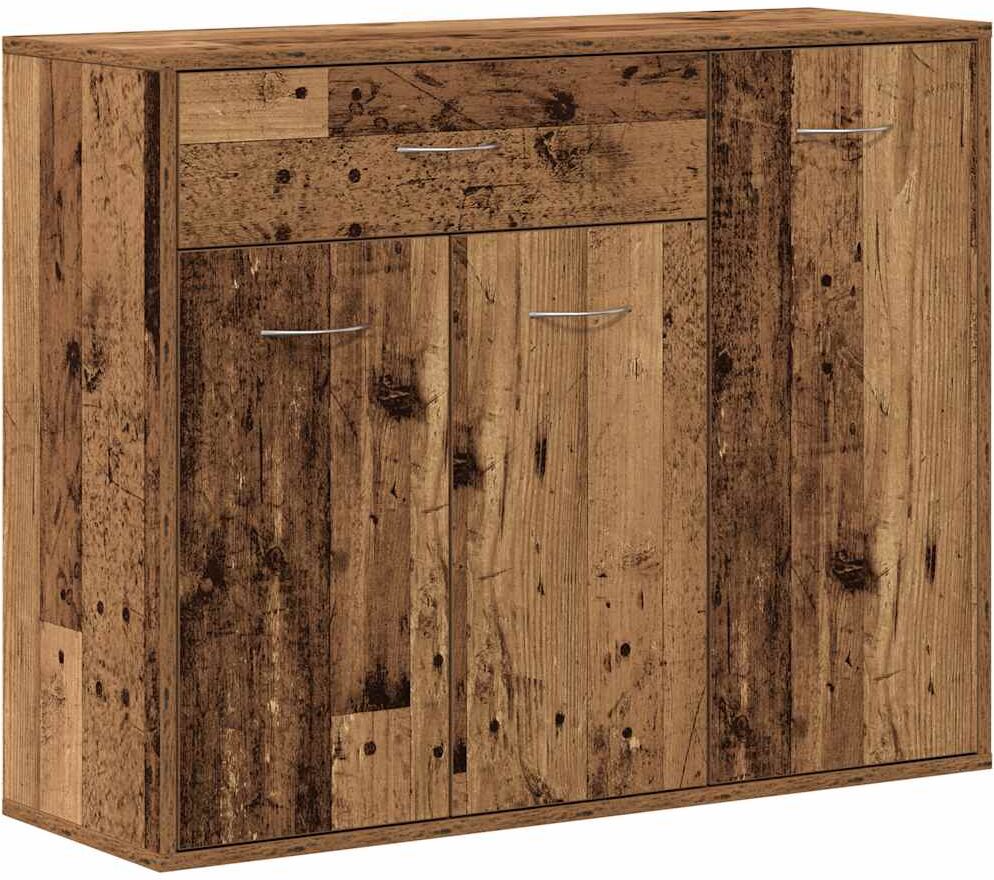 vidaXL Aparador madera ingeniería madera envejecida 88x30x70 cm Marrón
