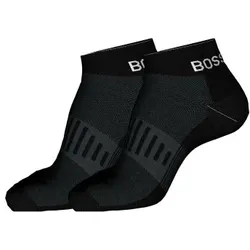 BOSS 2P Casual Sport Sneaker Socks Schwarz Gr 39/42 Herren
