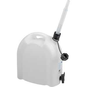 Pressol Wasserkanister 21185, 15 Liter, lebensmittelecht mit Auslaufhahn & Auslaufrohr