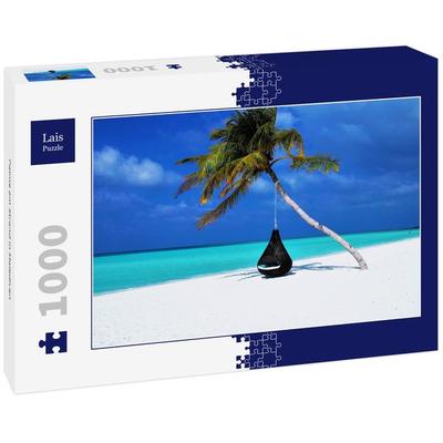Lais Puzzle Palme am Strand in Malediven 1000 Teile