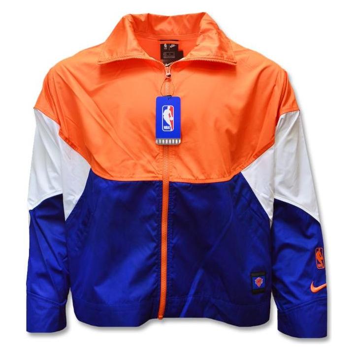 Nike Women's Performance NBA New York Knicks Windbreaker Jacket - AV0645-820 (XL) (67556073)