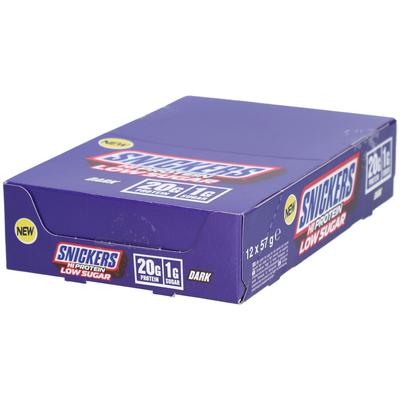 Snickers Dark Low Sugar High Protein Bar (12x57g) 12x57 g Riegel