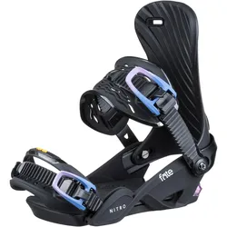 Nitro Snowboards FATE 26 Snowboardbindung Damen | Gr. M | schwarz - schwarz