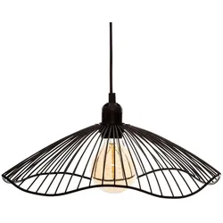 Atmosphera Deckenlampe Hängeleuchte 34cm in Schwarzer Farbe mit Kurvendesign