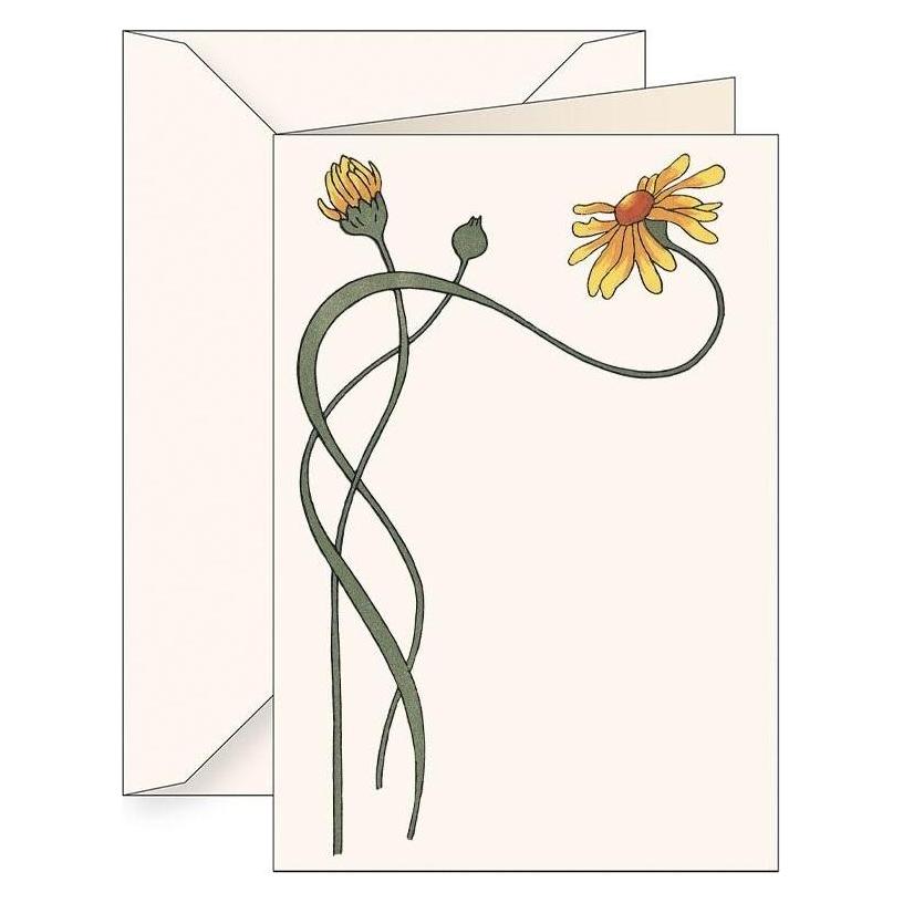 Teka B6 Karte + Umschlag 5578 Gelbe Blume (47996511)