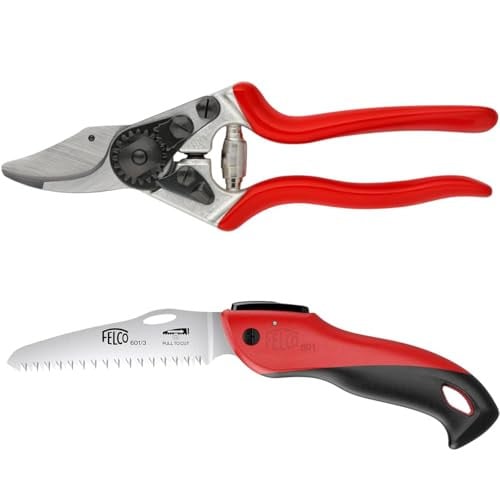 Felco 6 snoeischaar en vouwzaag 601 set voor tuinieren en precisiesnijden