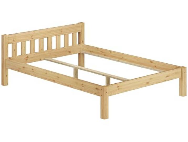 Erst-Holz®Bettgestell Echtholz Kiefer 140 x 200