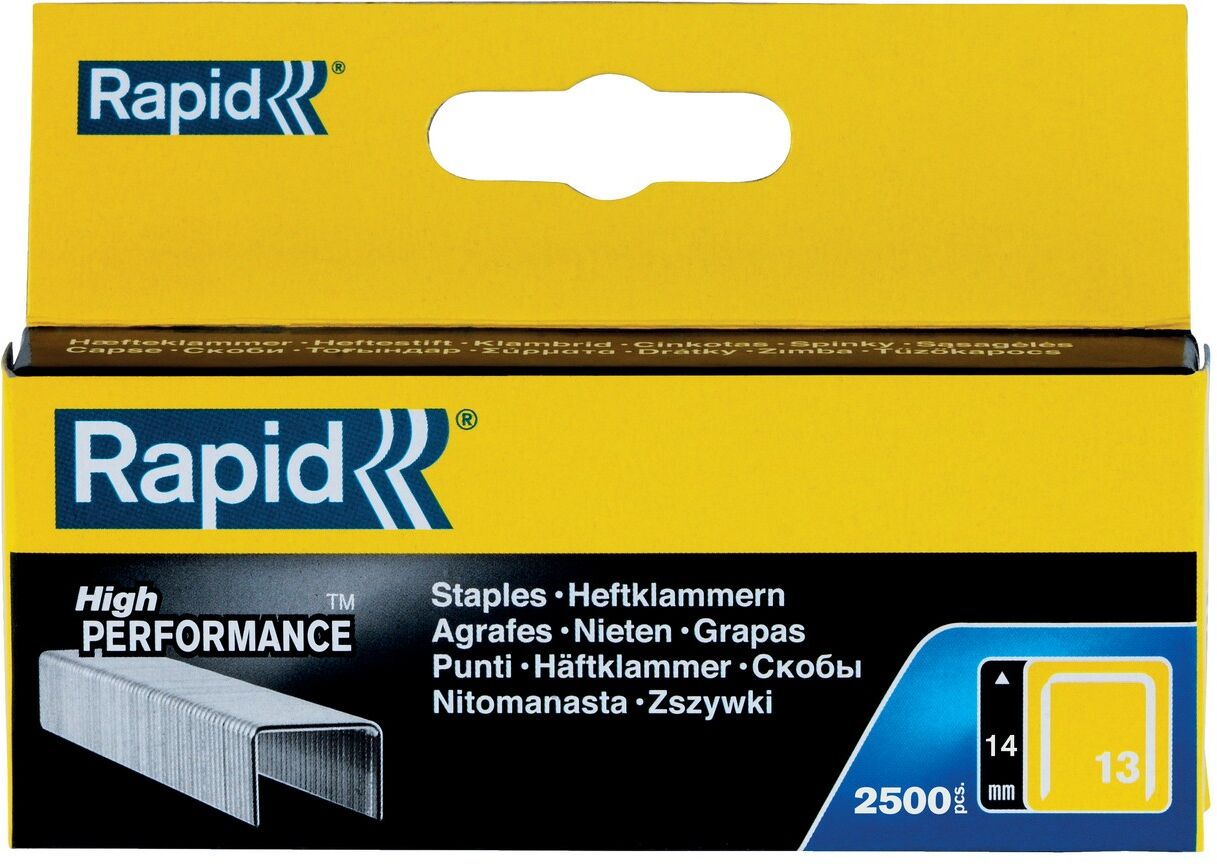 Isaberg Rapid AB Rapid Typ 13 Feindrahtklammer 14 mm, 2500 Feindrahtklammern
