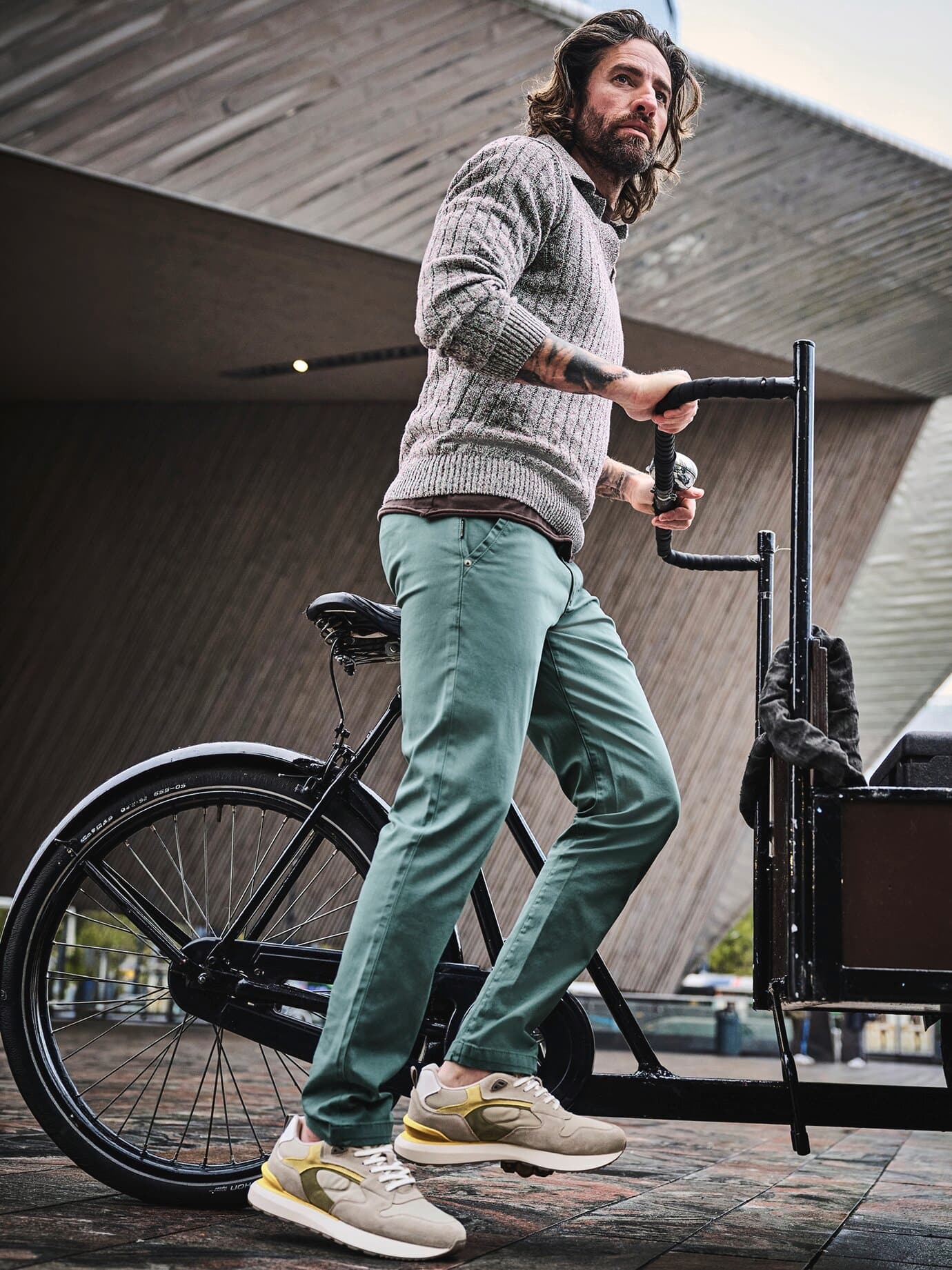Mey & Edlich Schlender-Sneaker Grau 44