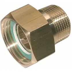 Syr - Sasserath Verschraubung 0812.25.900 G 1, rohgelb