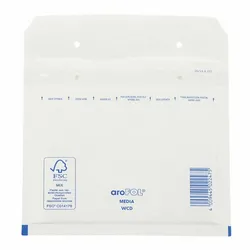 100x AROFOL CLASSIC Luftpolstertasche  CD 180x165mm für CD/DVD weiß