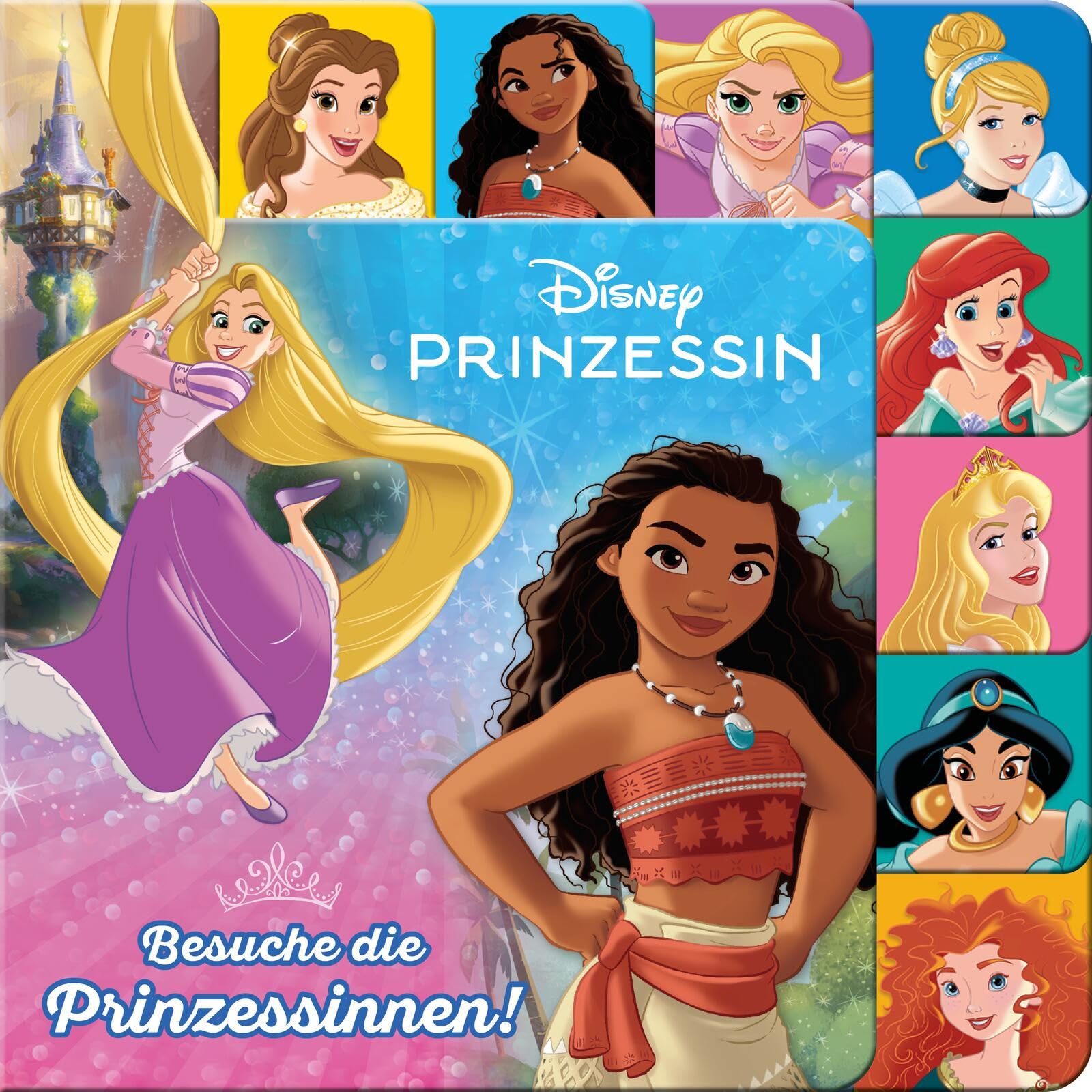 Disney Prinzessin: Besuche die Prinzessinnen!: Pappbilderbuch mit Register Pappbilderbuch für Kinder ab 2 Jahren (Disney Prinzessin: Komm mit ein eine zauberhafte Welt!) - Preis vom 10.10.2026 11:48:34 h
