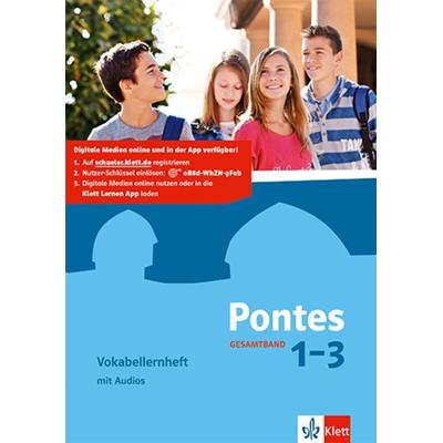 Pontes Gesamtband. Vokabellernheft 1-3 Gesamtausgabe, Set von , Klett Schulbuchverlag, 978-3-12-622339-3