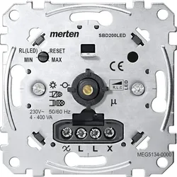 Merten MEG5134-0000 Universal-Drehdimmer-Einsatz für LED-Lampen MEG51340000