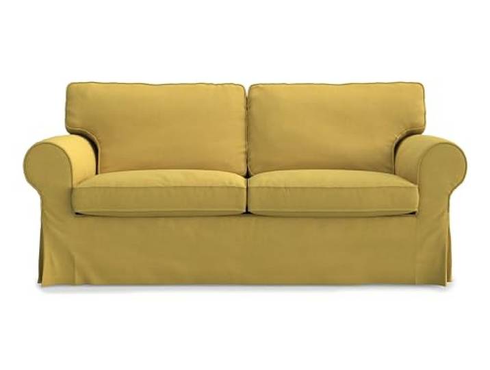 MASTERS OF COVERS Housse de canapé 2 Place pour IKEA Ektorp\, Moutarde Housse de canapé Ektorp Protege canape en Polyester\, Ektorp 2er Couvre canapé\, 179x88x88cm