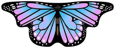Uplift Essentials Kids Butterfly Wings Cape Costume style 8