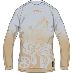 Endura, Damen, Velotrikot, Singletrack Print L/S Damen Trikot (S), Blau, S