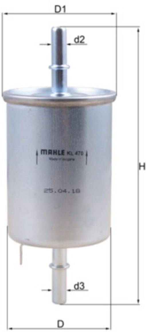 Kraftstofffilter MAHLE KNECHT KL 470