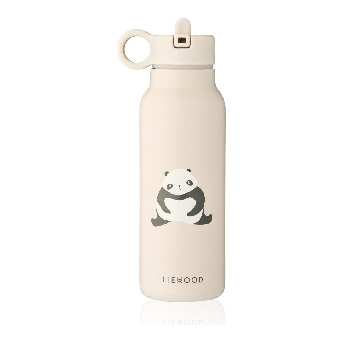 Liewood Falk Water Bottle 350 ml panda / sandy (2714) ONE SIZE LW19617-2714-ONE SIZE-CU